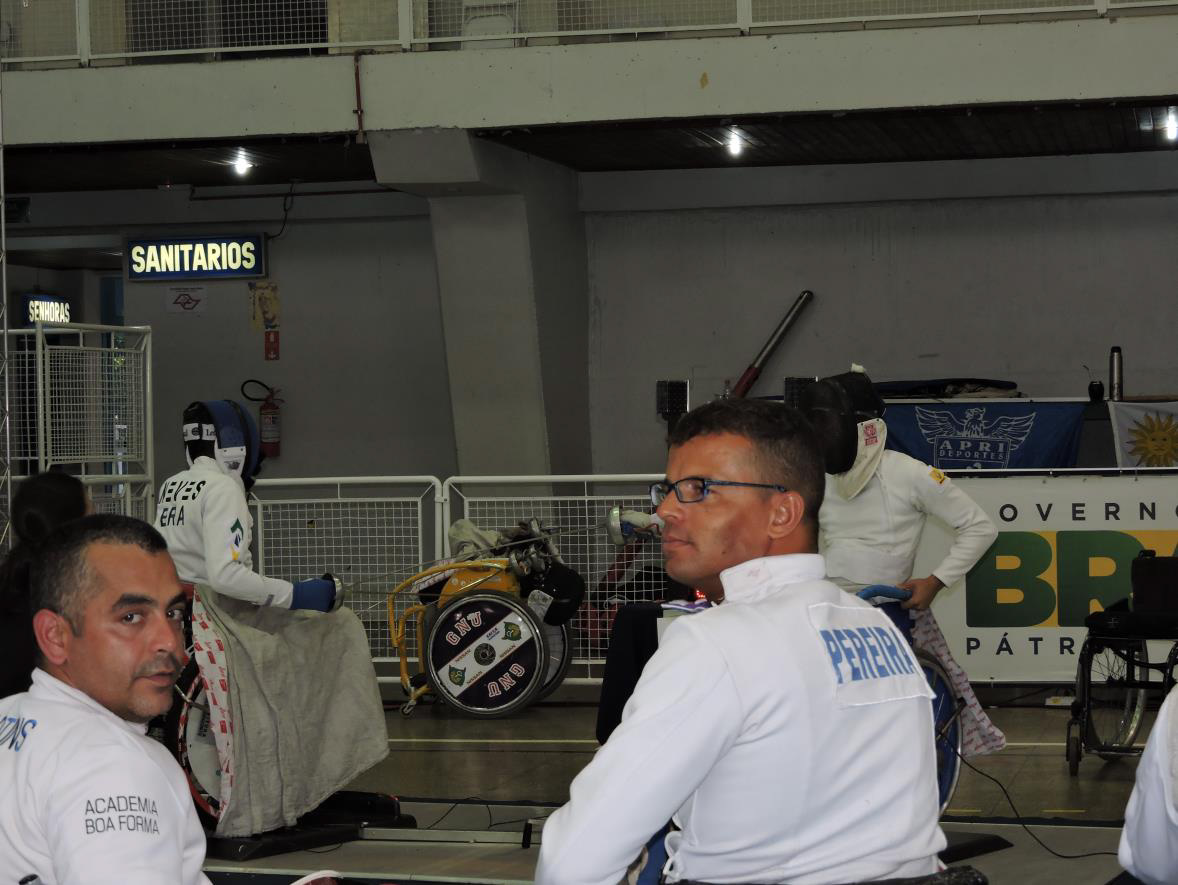 Atletas Maicon Martins e Luciano Pereira